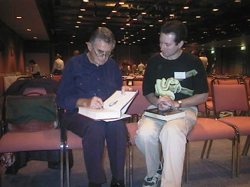 Hal Cogger & John Fowler photo taken 3rd October 1999